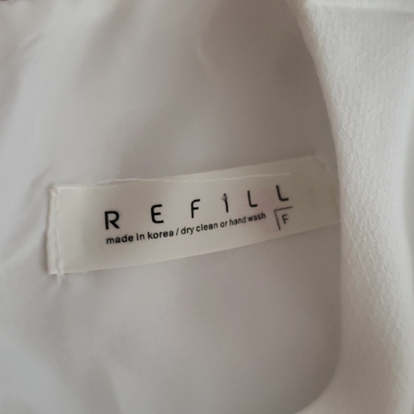 White and Blue Dress - Picture 2 of 2